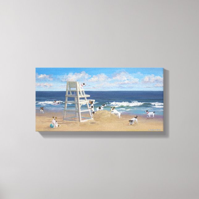 Toile Jack Russel Tails #1 (Recto)