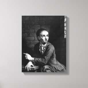 Toile Jack Sheppard, gravé par blanc de George, 1728