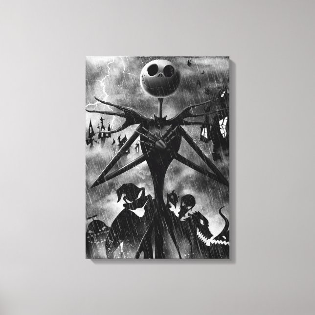 Toile Jack Skellington | Charme de ghostlike (Recto)