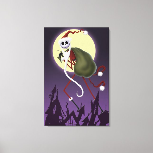 Toile Jack Skellington | ...Et À Tous Une Bonne Peur! (Recto)