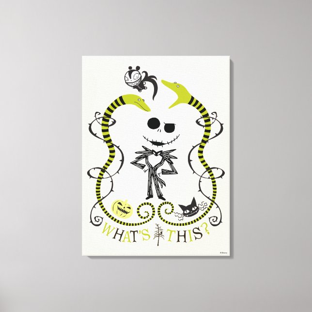 Toile Jack Skellington | Qu'est-ce que c'est ? (Recto)