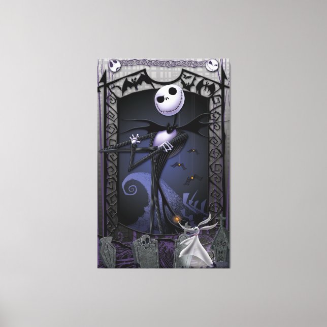 Toile Jack Skellington | Roi d'Halloweentown (Recto)