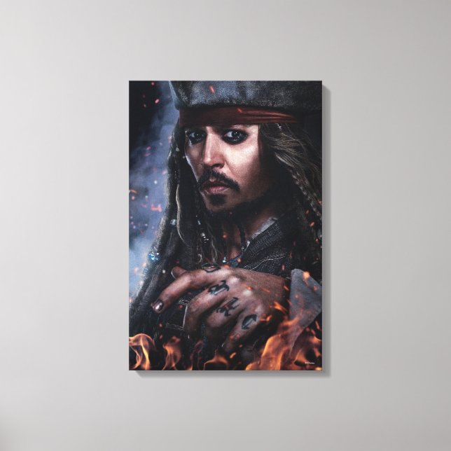 Toile Jack Sparrow - Pirate légendaire (Recto)