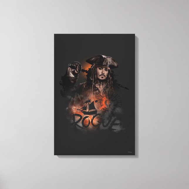 Toile Jack Sparrow - Rogue (Recto)