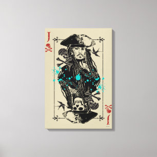 Toile Jack Sparrow - Un homme Recherché