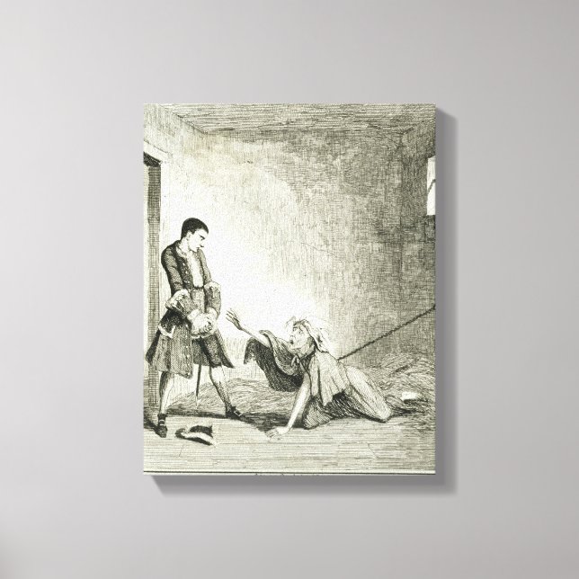 Toile Jack visits his mother à l'hôpital de Bethléem, Lo (Recto)