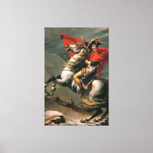 Toile Jacques-Louis David - Napoléon Traversant les Alpe