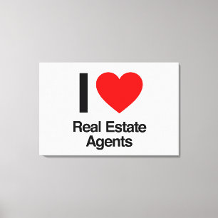 Toile j'aime les agents immobiliers
