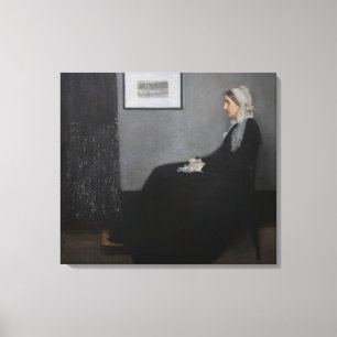 Toile James Whistler - Portrait de la mère de l'artiste
