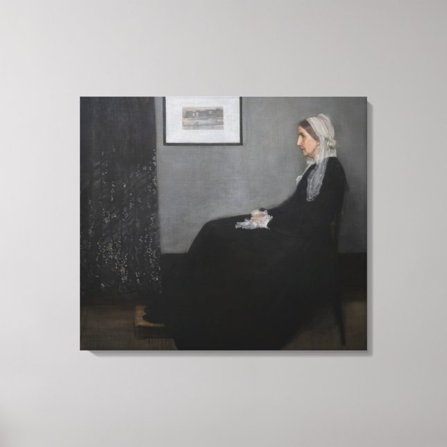 Toile James Whistler - Portrait de la mère de l'artiste (Recto)