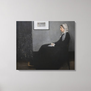 Toile James Whistler - Portrait de la mère de l'artiste