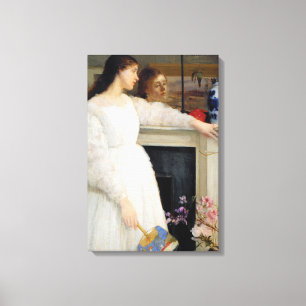 Toile James Whistler - Symphonie en blanc n° 2