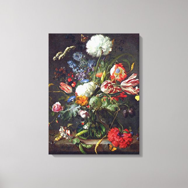Toile Jan Davidsz de Heem "Flower Vase" (Recto)