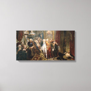 Toile Jan Matejko Rejtan, ou chute de la Pologne