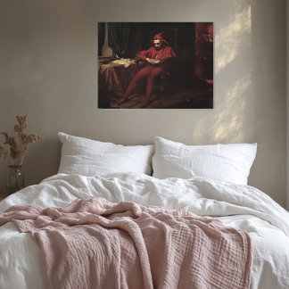 Toile Jan Matejko - Stanczyk pendant une balle, Arlequin