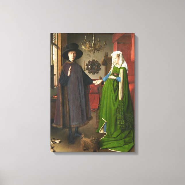 Toile Jan van Eyck Arnolfini Portrait (Recto)