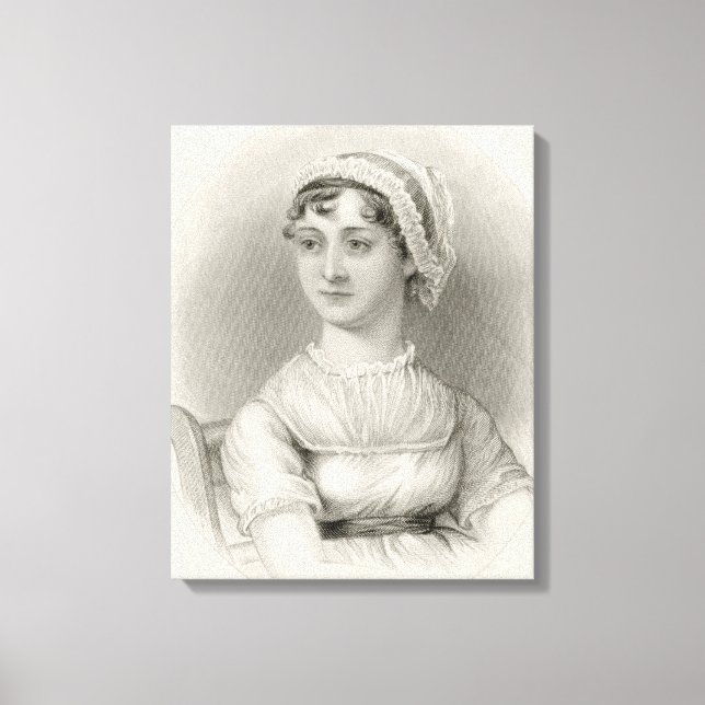 Toile Jane Austen Portrait (Recto)