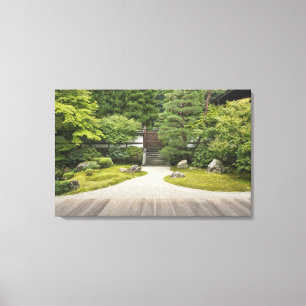 Toile Japon, Kyoto, jardin du temple Sennyuji