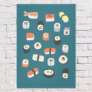 Toile Japonais Sushi Nigiri Maki