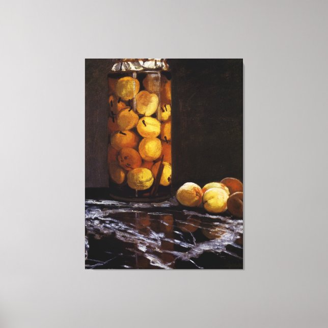 Toile Jar des pêches (Recto)