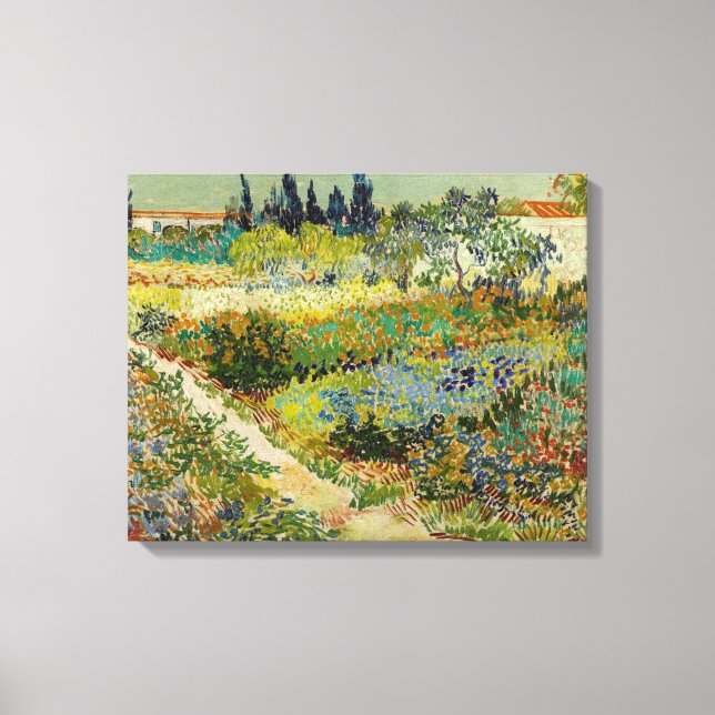 Toile Jardin d'Arles | Vincent van Gogh (Recto)