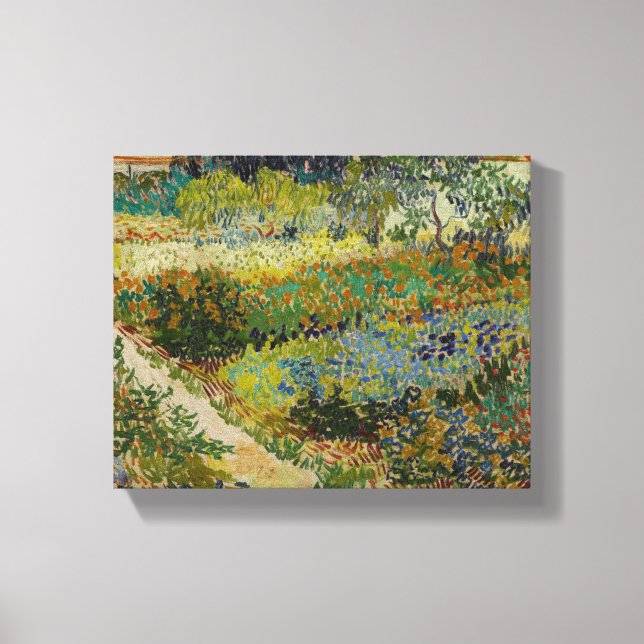 Toile Jardin d'Arles - Vincent Van Gogh (Recto)