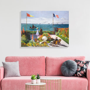 Toile Jardin de Sainte-Adresse CLAUDE MONET
