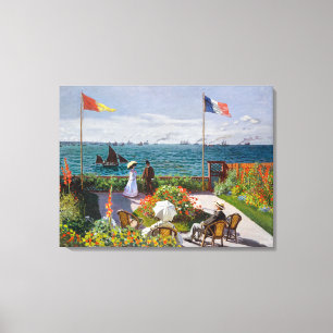 Toile Jardin de Sainte-Adresse   CLAUDE MONET  