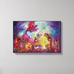 TOILE JARDIN DES OMBRES PERDUES FLYING RED DRAGON