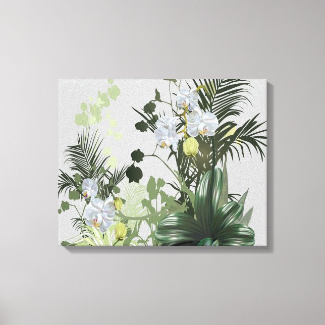 Toile Jardin des orchidées Floral (Recto)