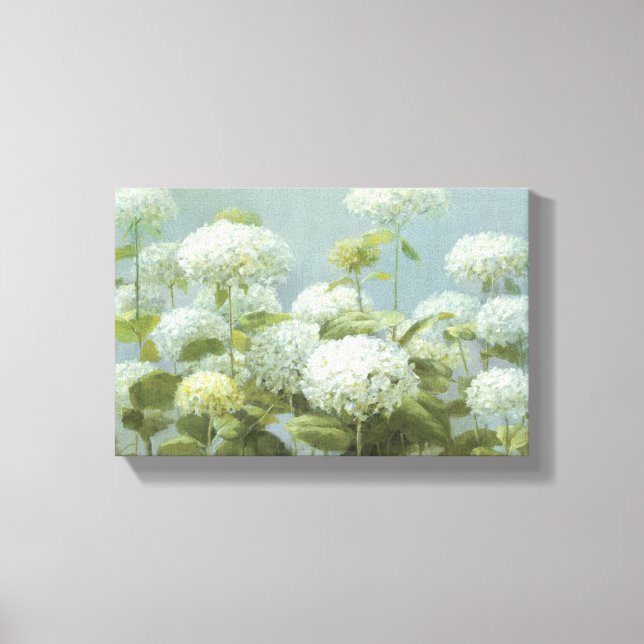 Toile Jardin d'Hydrangea blanc (Recto)