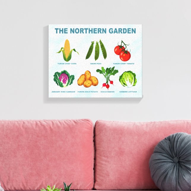 Toile Jardin végétal du Nord (Insitu(Salon))