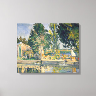 Toile Jas de Bouffan L'étang - Paul Cezanne - c1876