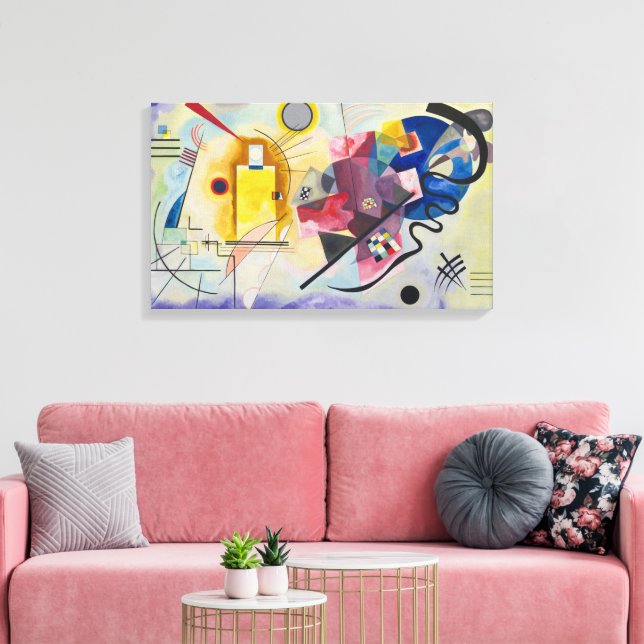 Toile Jaune, Rouge, Bleu de Wassily Kandinsky (Insitu(Salon))