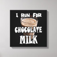 Je cours pour le lait chocolaté Running