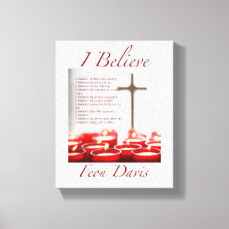 TOILE JE CROIS QUE POEM CANVAS CANVAS IMPRIMER