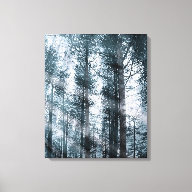 Toile Je parle aux arbres... (Recto)