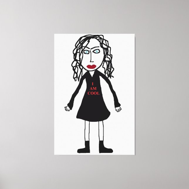 Toile Je Suis Cool (Recto)