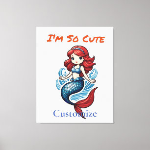 Toile Je suis tellement mignonne Mermaid Thunder_Cove