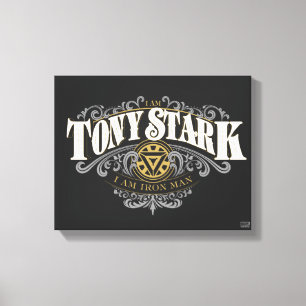 Toile Je suis Tony Stark, je suis Iron Man Graphique Orn