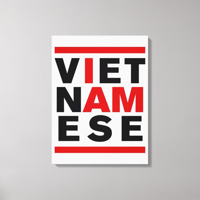 TOILE JE SUIS VIETNAMAIS (Recto)