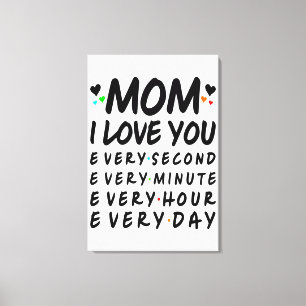 Toile Je t'aime maman