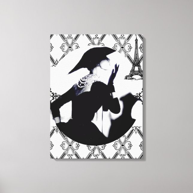 Toile Je T'aime Paris (Recto)