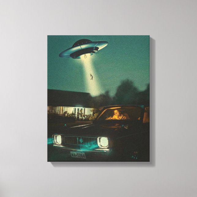 Toile Je Veux Croire, Film Rétro 90, Alien OVNI (Recto)