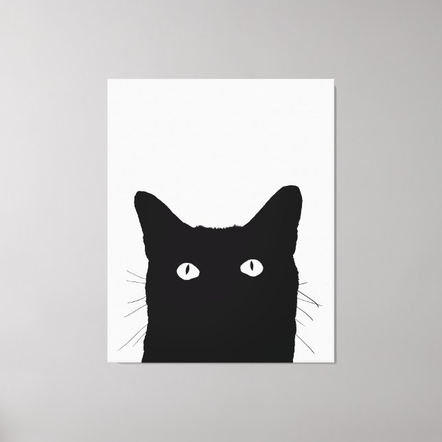 Toile Je vois le chat cliquer sur pour choisir votre (Recto)