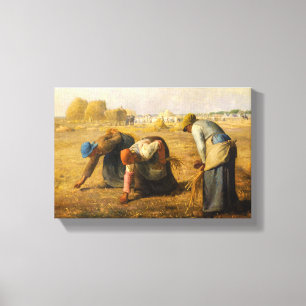 Toile Jean-François Millet - Les Gleaners