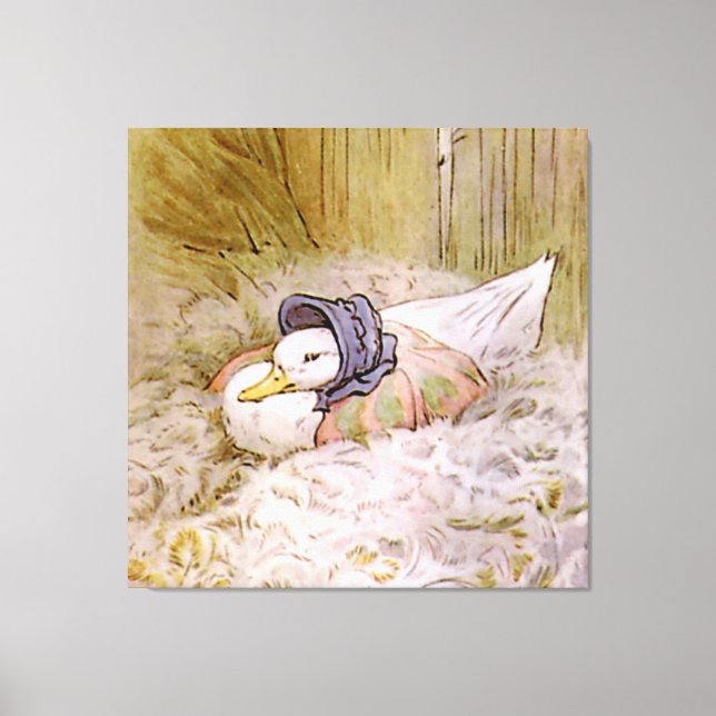 Toile Jemima Puddle-Duck Hatching Her Oeufs par Beatrix  (Recto)