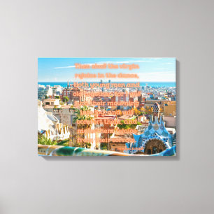 Toile Jérémie 31:13 Bible Verse KJV Pic Wall Art