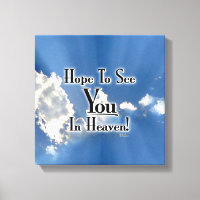 J'espère vous voir au paradis ! avec des nuages