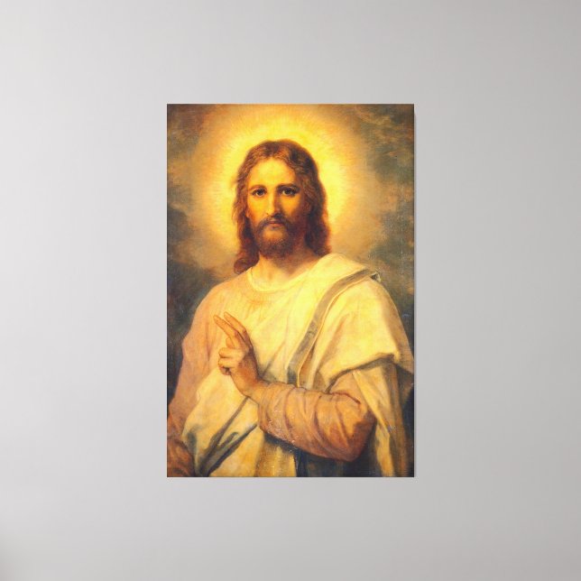 Toile Jésus Christ Sauveur (Recto)